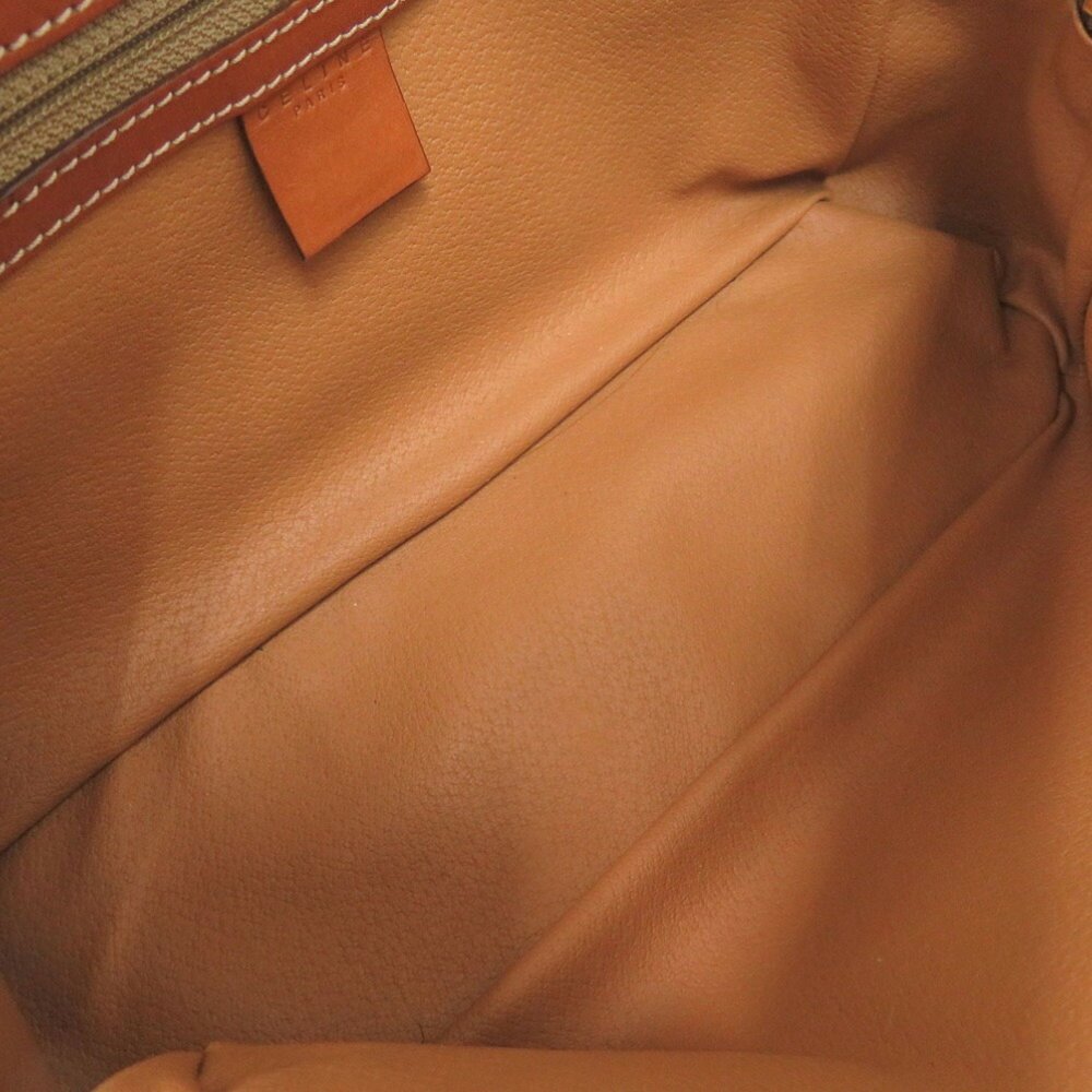 Celine Macadam PVC Leather Brown Handbag 1242CELINE - Picture 7 of 9